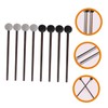 Kisangel 4 Pairs Steel Drum Mallets with Wooden Handles Rubber