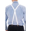 Olata Skinny Classic Style Fully Adjustable X-Shape Clip on Braces/Suspenders