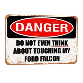 TCHPAX 12X8 - Vintage Look Aluminum Metal Sign - Inches - Do Not Touch My Frd Flcon