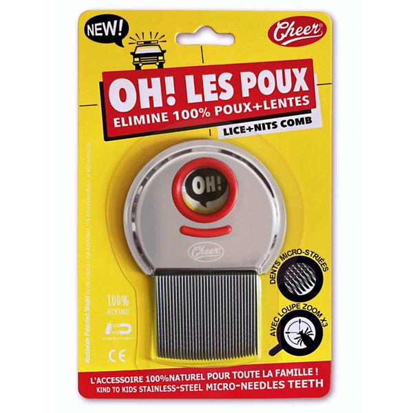 Cheer OH! LE POUX Patented stainless steel comb for removing