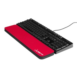 Fat Wrist Pad 17 is a 4 X 17 X 0.75 Inch Wrist Rest for Standard Keyboards and Full Length Mechanical Keyboards (Pink)