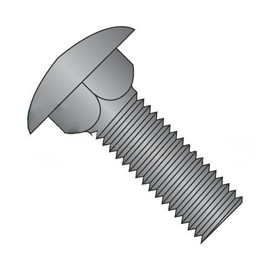 1/4-20 X 1 1/2" Carriage Bolts/Fully Threaded/Steel/Black Oxide (Quantity: 1000)