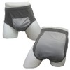 Men's Washable Incontinence Shorts Open Underwear Adults Patient Reusable Breathable