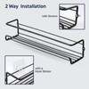 Besto Spice Rack for Inside Cupboard Single Tier Spice Organiser