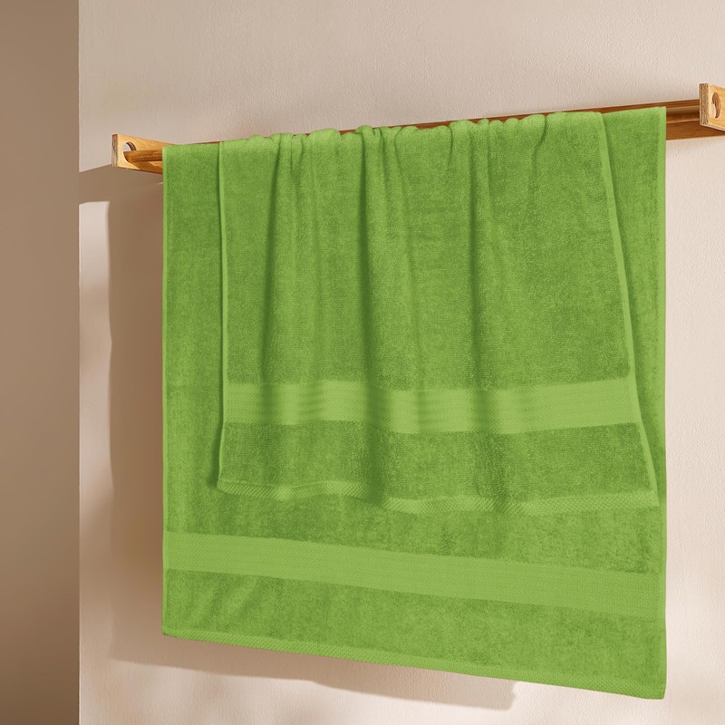 GLAMBURG Premium Cotton 4 Pack Bath Towel Set - 100%