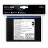 Ultra Pro E-15614 Eclipse Standard Matte Sleeves 100 Pack-Pacific Blue