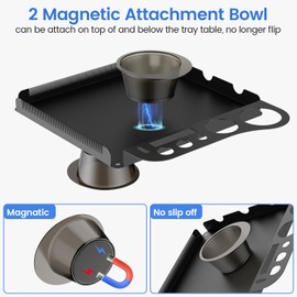 Rolling Salon Tray on Wheels with Braiding Hair Platform, Metal Salons Tray Cart with 2 Magnetic Bowls, Hairstylist Tray for Salon Station, Height Adjustable Salons Trolley Cart for Salon&Spa Use