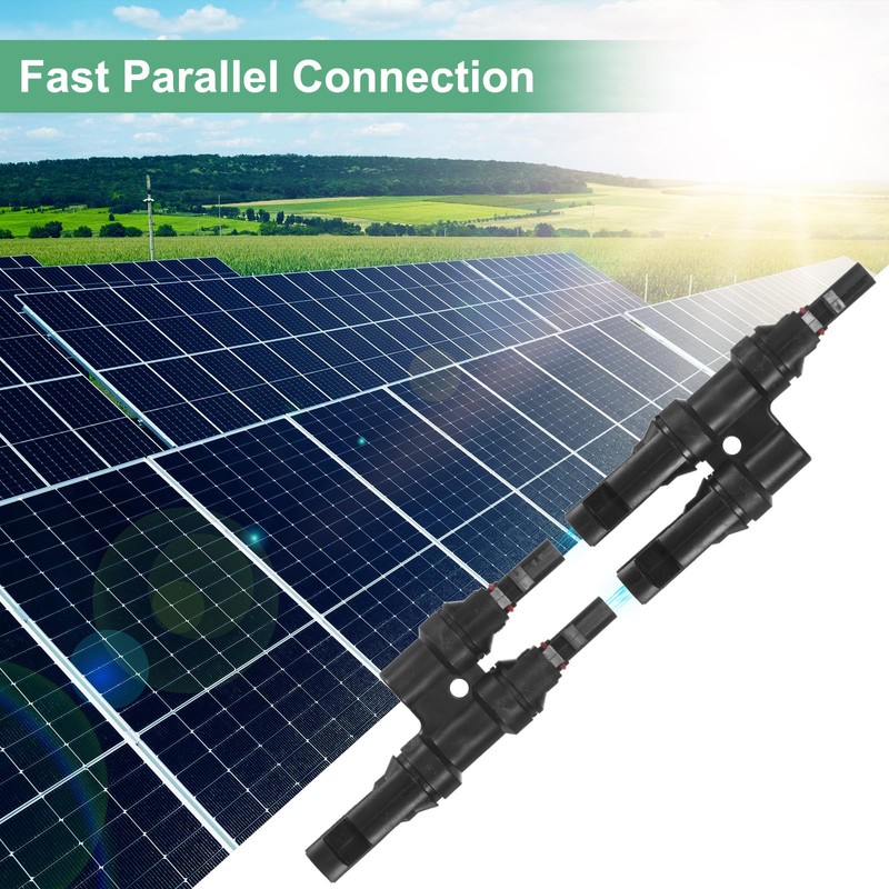 M METERXITY 5-Pair Solar Panel Connector 2 to 1 T
