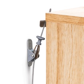 Dreambaby Heavy Duty Hinged Metal Furniture Anchors, 2 Pack