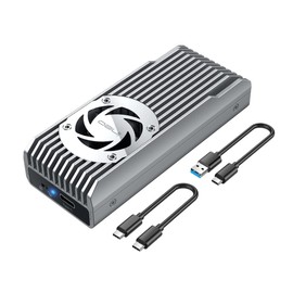 ineo M.2 NVMe SSD Enclosure Ventilador de refrigeración Incorporado [C2598-NVMe Series] (10Gbps)
