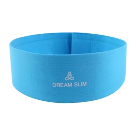 DREAM SLIM Activewear Breast Support Band No-Bounce Extra Sports Bras for Women Adjustable Sports Bra Strap (Blue, L)