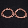 2pcs 3inch Copper Header Exhaust Collector Gaskets Reusable for SBC