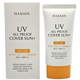 Isa Knox All Proof Cover Sun Plus (SPF50+/PA++++), 1 piece, 50ml / 이자녹스 올 프루프 커버 선 플러스 (SPF50+/PA++++), 1개, 50ml