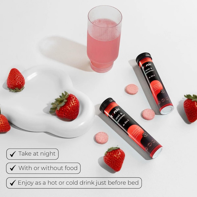 Tonic Health Rest and Recovery Effervescent Tablets - 300mg Elemental