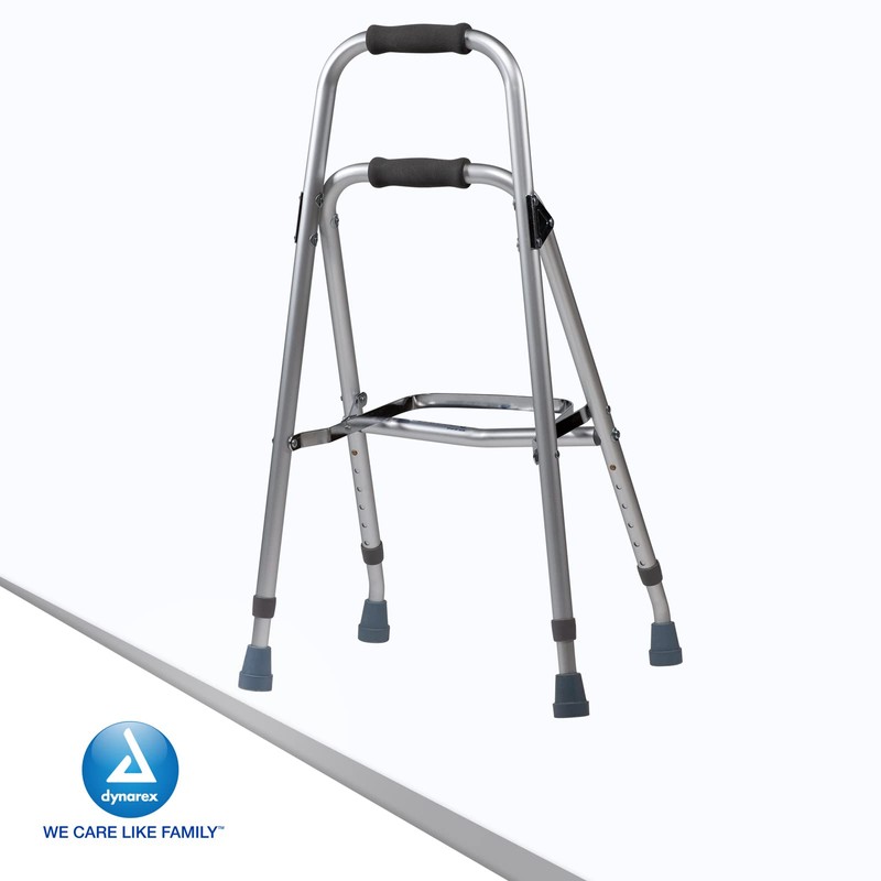 Dynarex 10164 Side Style One-Arm Walker, Adjustable Height up to