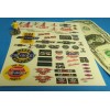 Donna's HO 1:87 Railroad Train STICKERS, BUILDING SIGNS,CHEVY RULES CUT