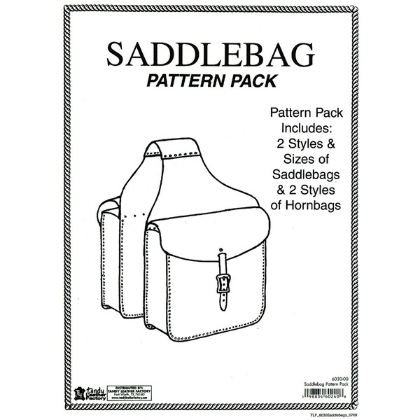 Tandy Leather Saddle Bag Pattern Pack 6030-00