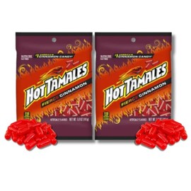 HOT TAMALES - Fierce Cinnamon - Pack of 2, 5 oz. Bags By Lyza's Sweets & Treats