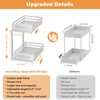 mixeshop Under Sink Organizer, 2 Tier Under Sink Organizers and