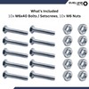 M6 Nut and Bolt Set (M6 x 40mm Bolts +