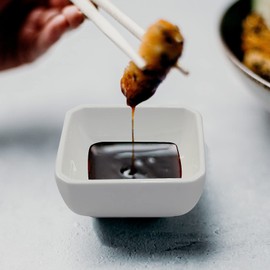 Belinlen 5 Ounce 6 Pack Ceramic Dip Bowls Set Porcelain Dip Mini Bowls Soy Sauce Dish/Bowls - Good for Tomato Sauce, Soy, BBQ and Other Party Dinner (White)