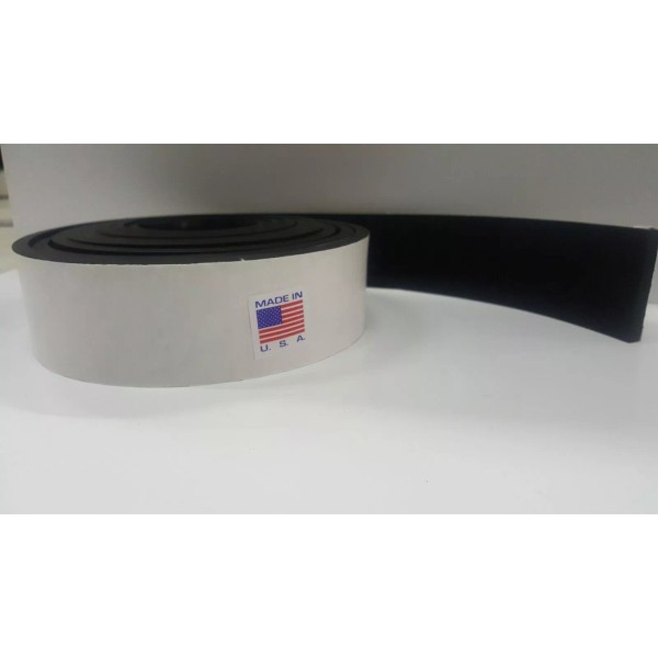 ALL ABOUT RUBBER NEOPRENE RUBBER ROLL 1/4"X4"X10FT PSA ADHESIVE ONE
