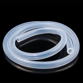 Silikonschlauch 10mm ID x 13mm OD Flexibler Lebensmitteltaugliche Schläuche 2m Schlauch Durchsichtig Trinkschlauch für Pumpentransfer