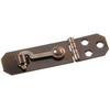 Hillman 852402 3/4 x 2-3/4" Solid Brass Decorative Mini Hasp