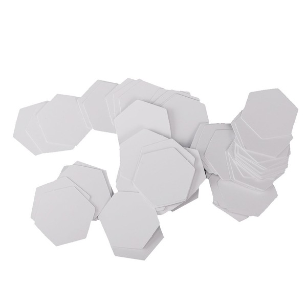 MagiDeal 100 Pieces Hexagon English PAPER PIECING Quilting Templates Craft