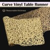 FAVE Gold Table Runners 36 Inches Heat Resistant Table Runner