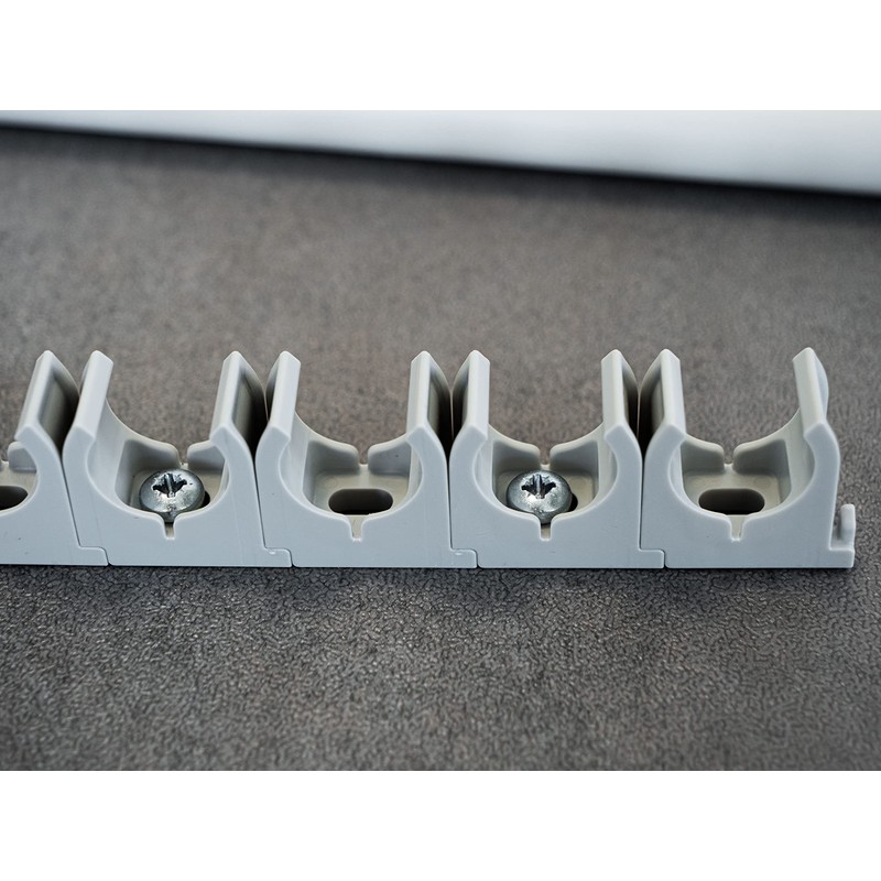 SOMA Plastic Pipe Clip Grey 20 mm Pack of 30
