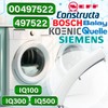 Washing Machine Door Handles with Original Code 240 x 42