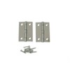 High Logic Stainless Steel Hinges, 1-Pack x 2-Hinges, 17514