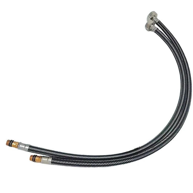 HarborFlow Stainless Kitchen Sink Faucet Brushed Nickel Single Handle Sprayer