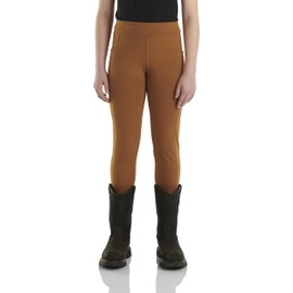 Carhartt Girls' Fitted Utility Leggings, Brown
