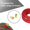 25PCS 7325 Hose Ferrules Brass Fitting, 0.560in ID x 1in