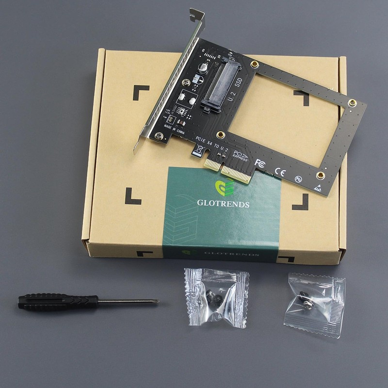 GLOTRENDS PU11 U.2 to PCIe 4.0 X4 Adapter for 2.5