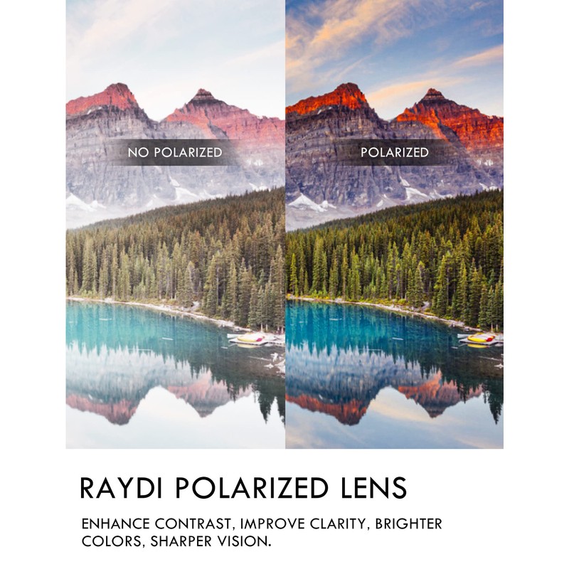 Raydi Polycarbonate Replacement Lenses for Oakley Oil Rig Rectangular Sunglass