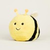 Warmies Plush Honey Bee Microwavable Large, Weighted Heatable Plush Toy