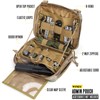 WYNEX Tactical Molle Admin Pouch of Laser Cut Design, Utility