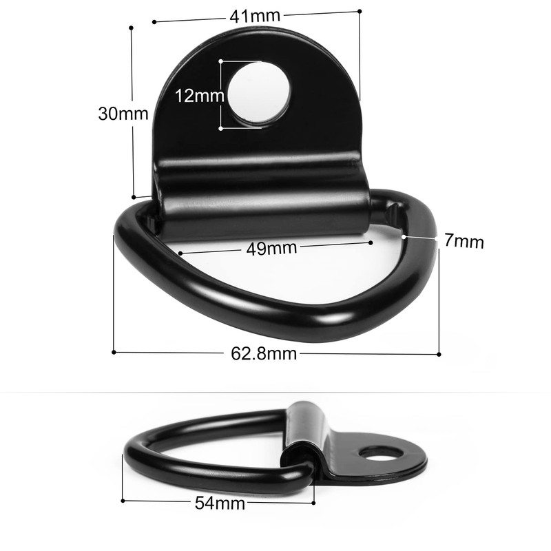 DBREAKS 8 PCS Tie Down Rings Heavy Duty Tie Down