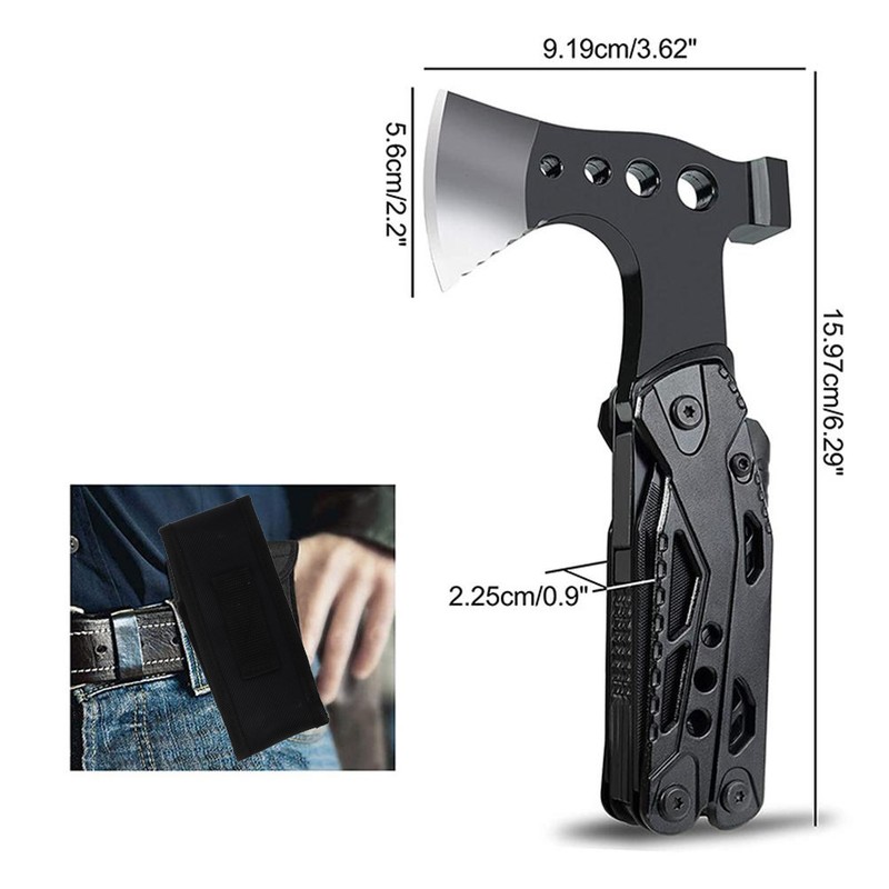 Portable Multi Tool Folding Multi Purpose Axes Stainless Survival Tools