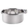 Bird Dish Bait Container Water Container Stainless Steel Fixed in