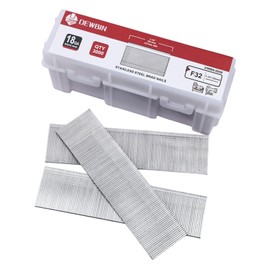DEWBIN 18 Gauge Stainless Steel Brad Nails, 3000 Counts 1-1/4-Inch 18GA Brad Nails, Nail Gun Nails for Pneumatic, Electric Brad Nailer Gun