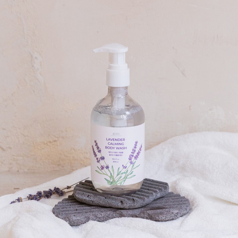 Flower Mari Lavender Calming Vegan Hypoallergenic Body Wash 300ml /