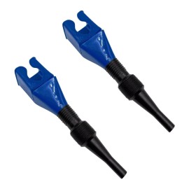 Retractable Car Fuel Funnel 2 Pcs Flexible Oil Draining Tool Snap Funnel Spill Free Plastic Funnel for Car