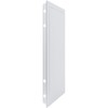 HVAC OV 8 x 16 Inch White Square ABS Plastic