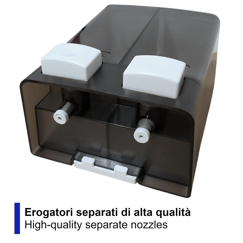 GUSTO Double Wall Mounted Manual Soap Dispenser 500 ml x