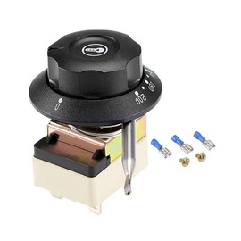 uxcell 1NO 1NC 250V 16A 60-200C Temperature Control Switch Capillary Thermostat for Oven Refrigerator Heater, 0.7m, with 2 Screws&3 Crimp Terminals