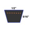 D&D PowerDrive 21170 AYP American Yard Products Kevlar Replacement Belt,